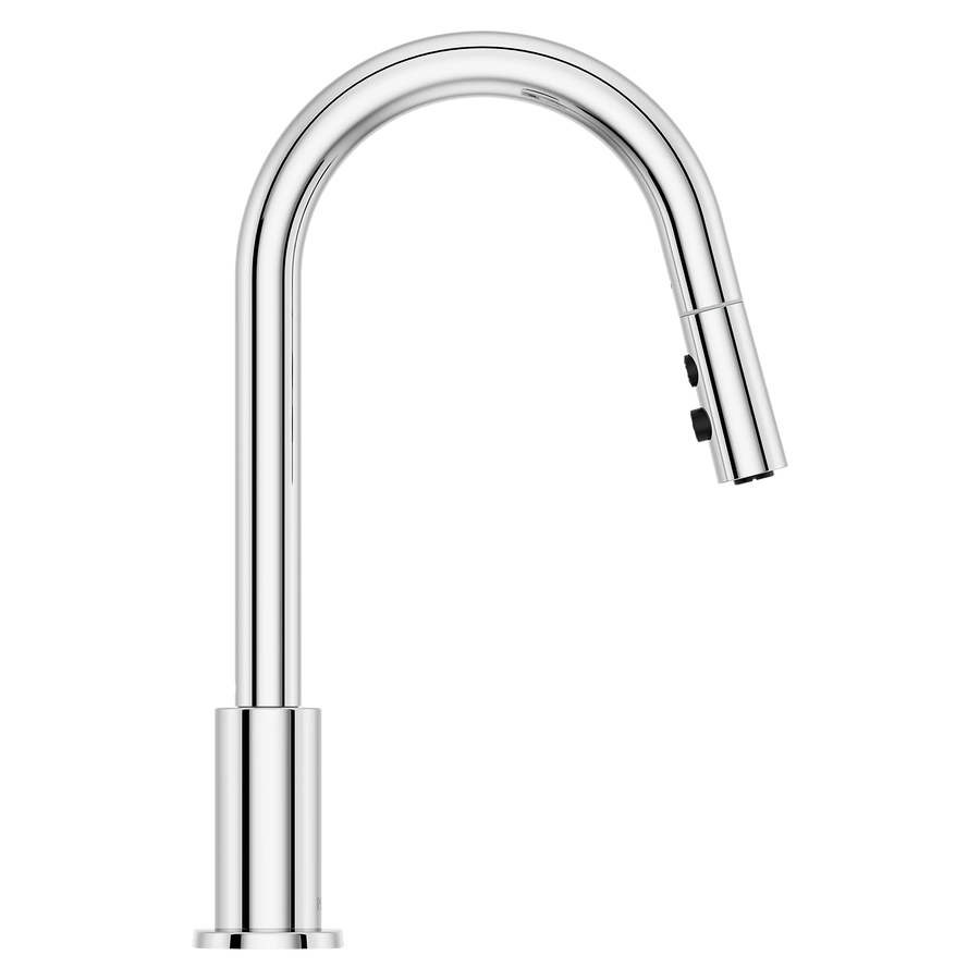 Brislin 1-Handle Pull-Down Kitchen Faucet, Chrome - $200