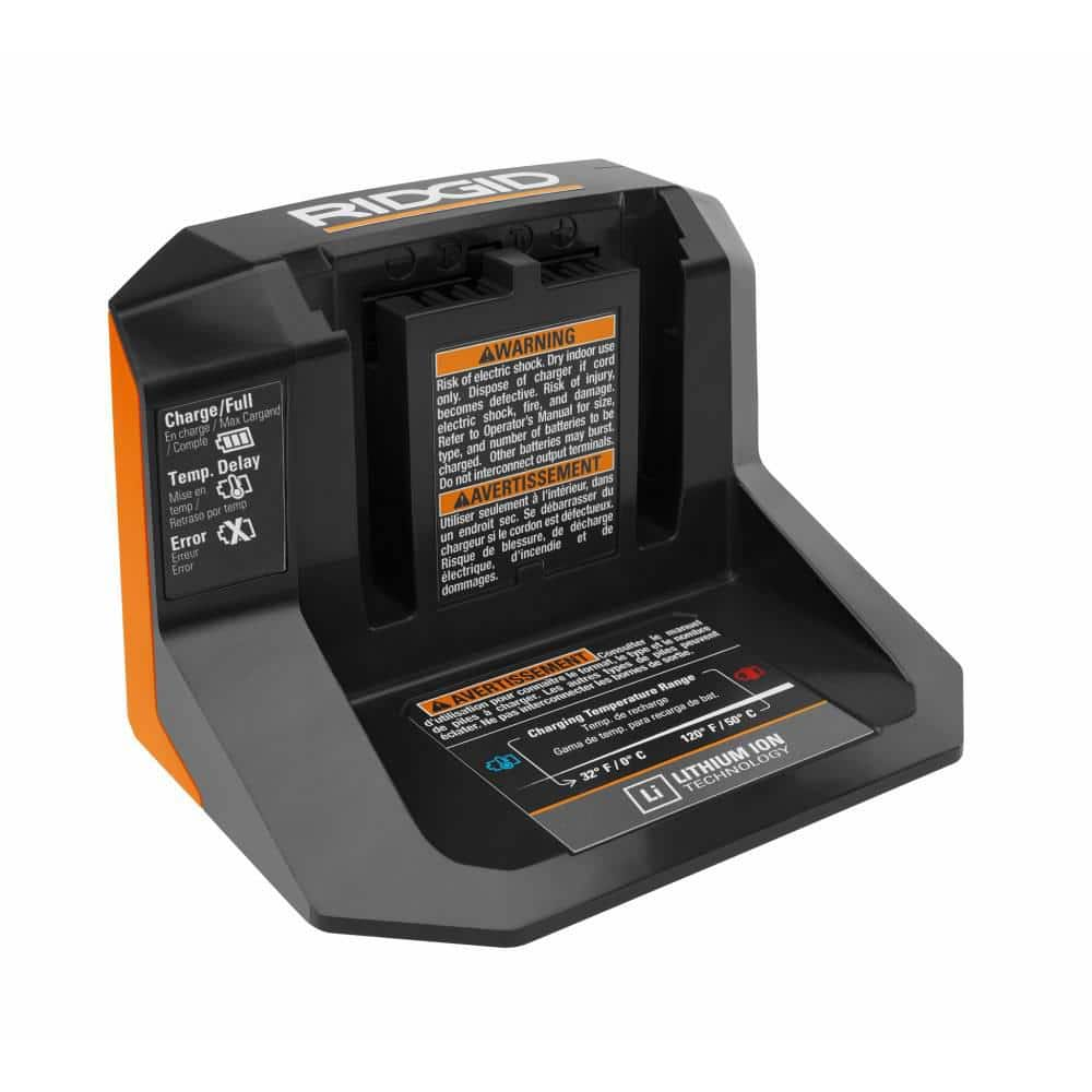 RIDGID 18V Lithium-Ion (2) 4.0 Ah Battery Starter Kit with Charger and Bag - $165