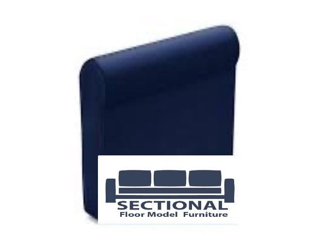 Cover: Side, Roll Arm - Navy Twill - Floor Model