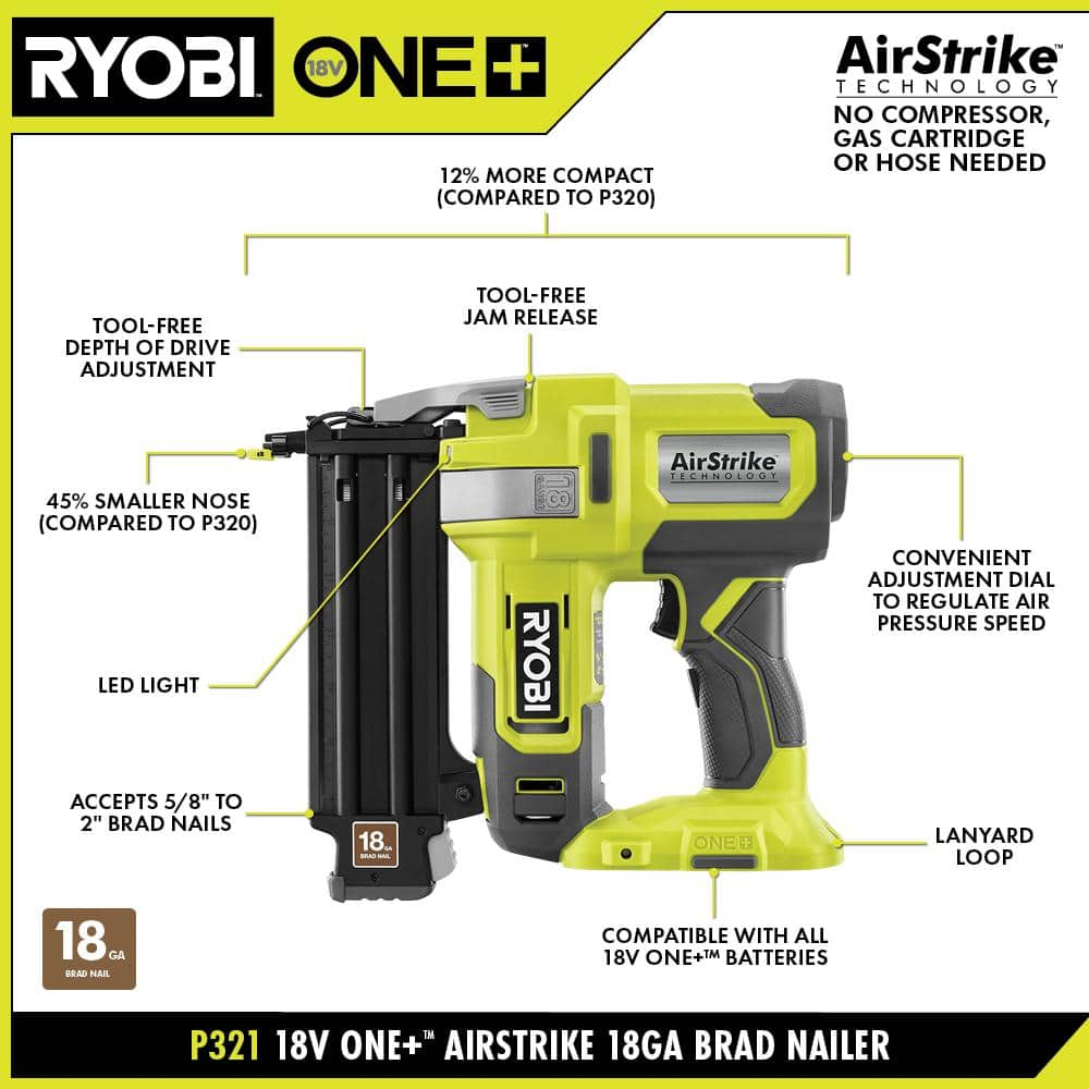 18V CORDLESS 2 18 GAUGE BRAD NAILER