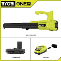 RYOBI ONE+ 18V 90 MPH 250 CFM Cordless Battery Leaf Blower/Sweeper - $55