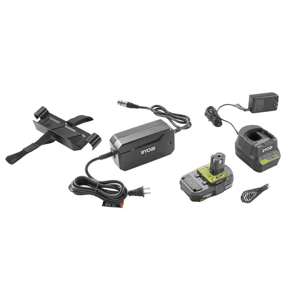 ONE+ 18V Hybrid Drain Auger Kit with 50 ft. Cable, 2 Ah Battery, 18V Charger, - $240
