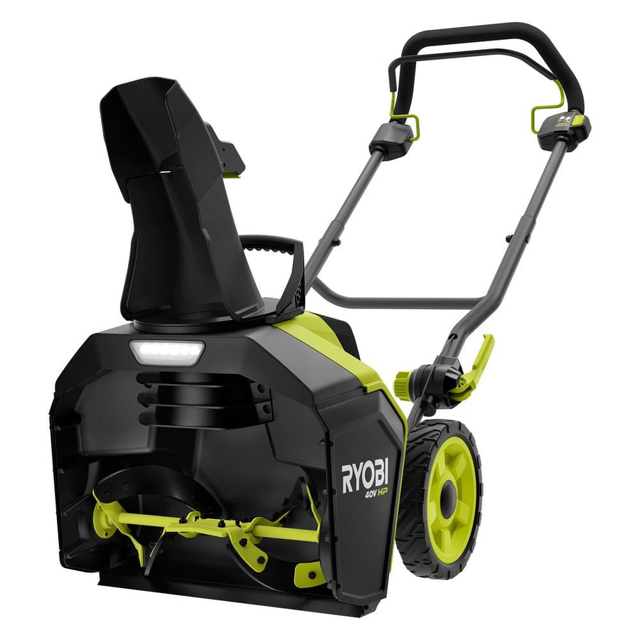 RYOBI 40V HP Brushless 18 in. Single-Stage Cordless Electric Snow Blower Kit- $350