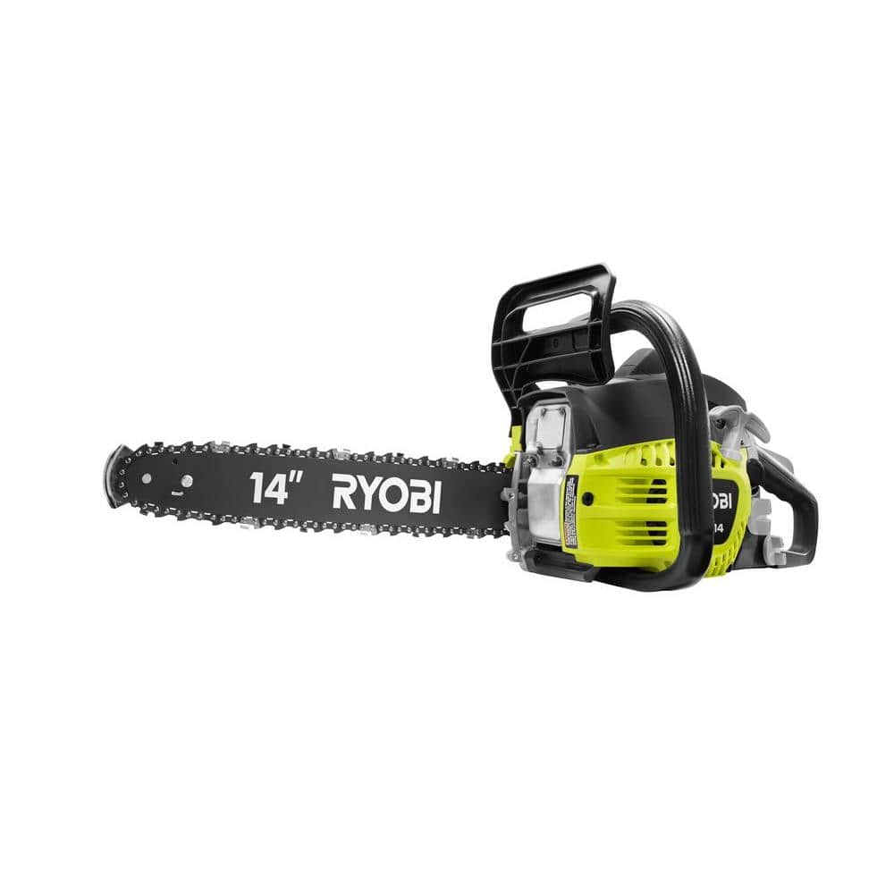 RYOBI 14 in. 37cc 2-Cycle Gas Chainsaw - $100