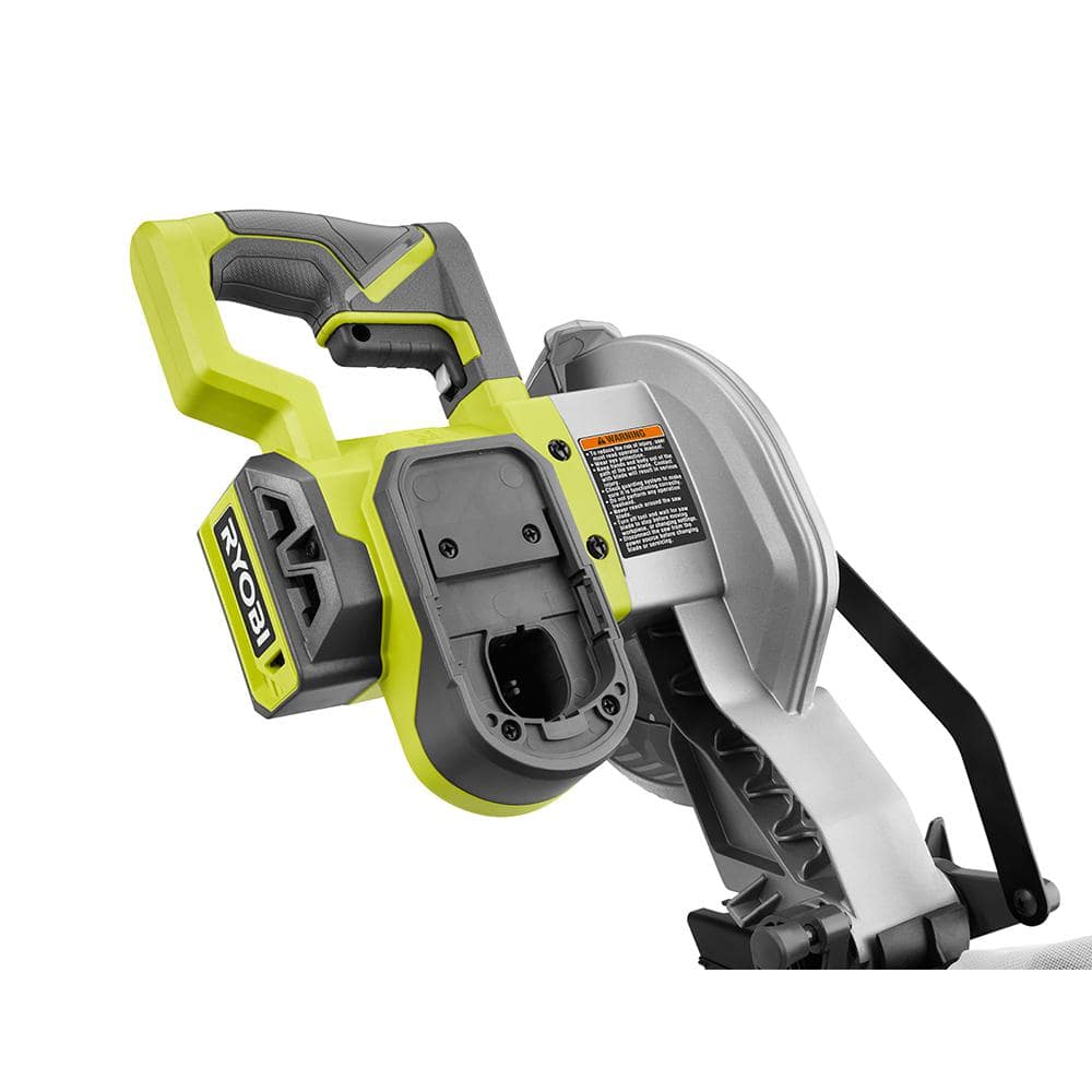 RYOBI ONE+ 18V Cordless 7-1/4 in. Compound Miter Saw (Tool Only) - $135
