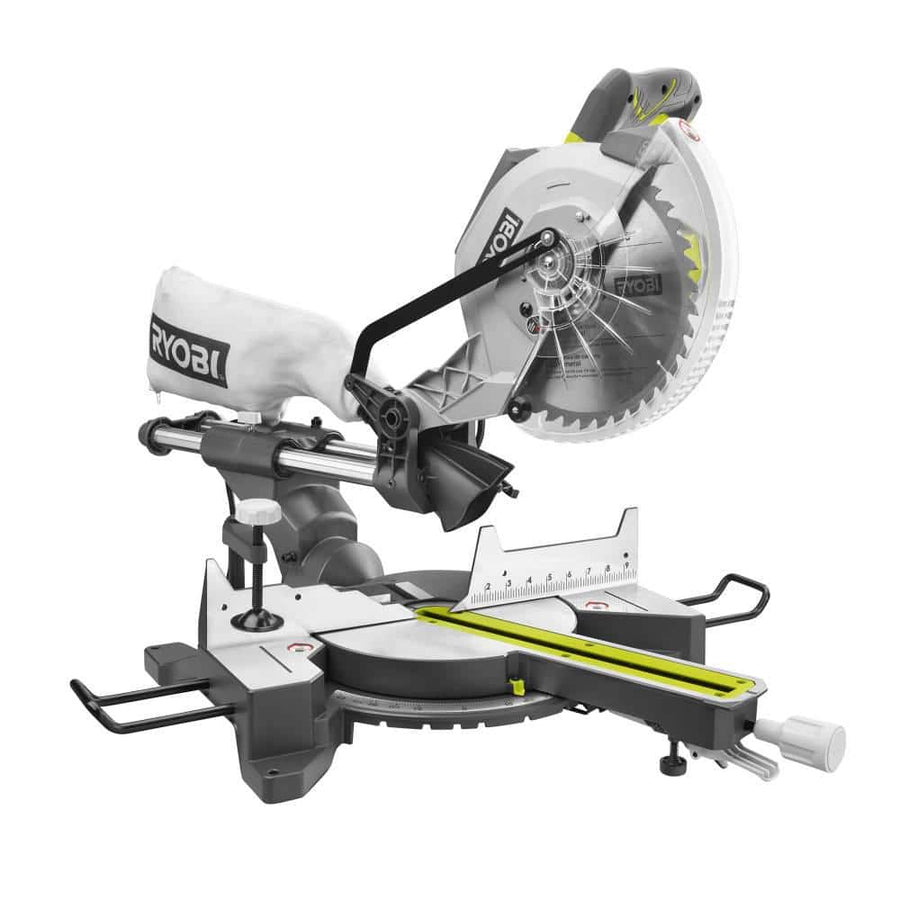 RYOBI 15 Amp 10 in. Corded Sliding Compound Miter Saw with LED Cutline Indicator - $200