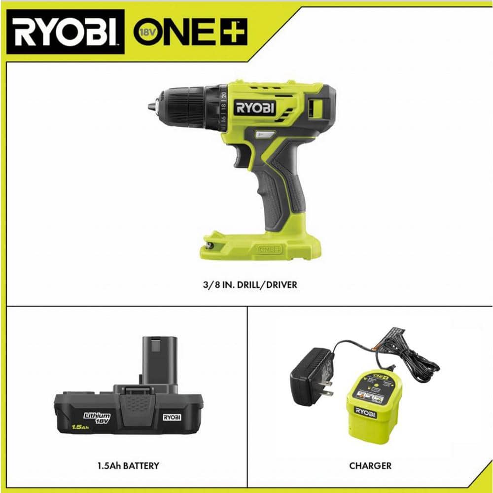 18V ONE+ 3/8 Drill/Driver Kit - RYOBI Tools