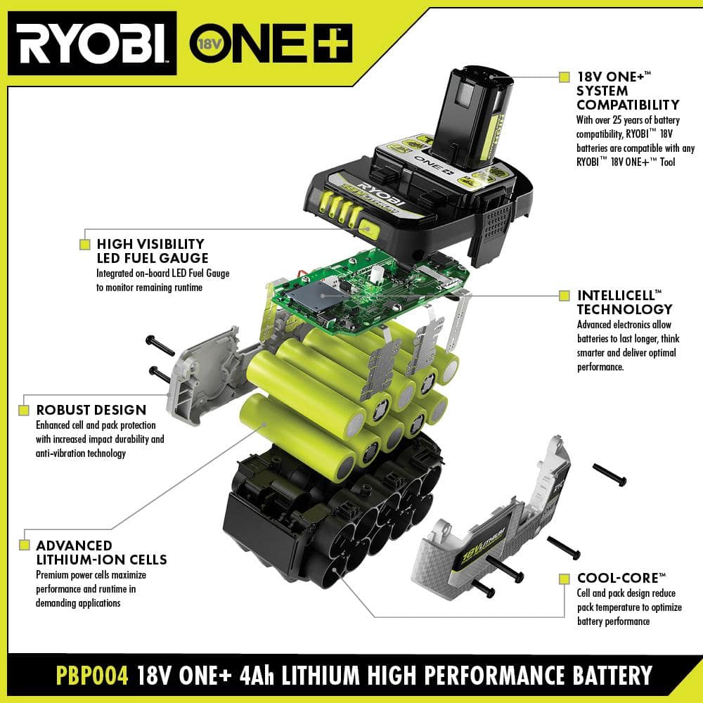 Ryobi 18v cheap 4.0 ah battery