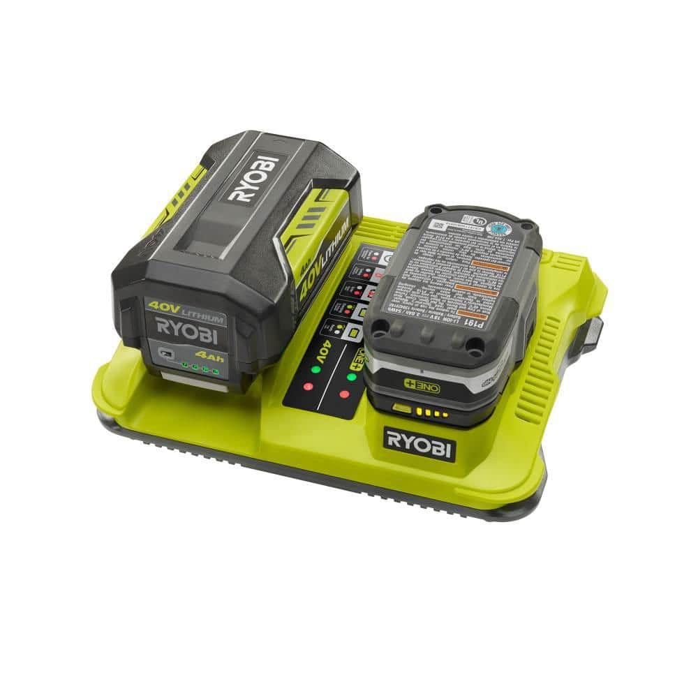 RYOBI ONE+ Lithium-Ion Dual Platform Charger for ONE+ 18V and 40-Volt Batteries - $70