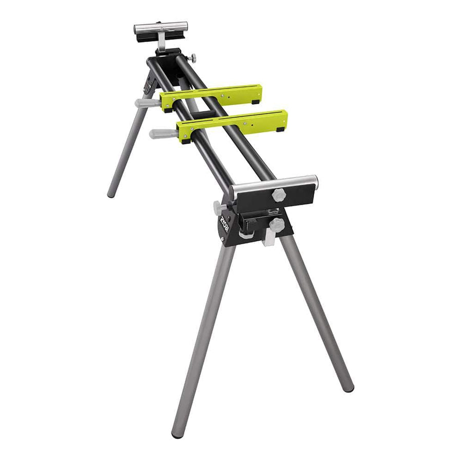 RYOBI Stationary Foldable Miter Saw Stand with Tool-Less Height Adjustment - $85