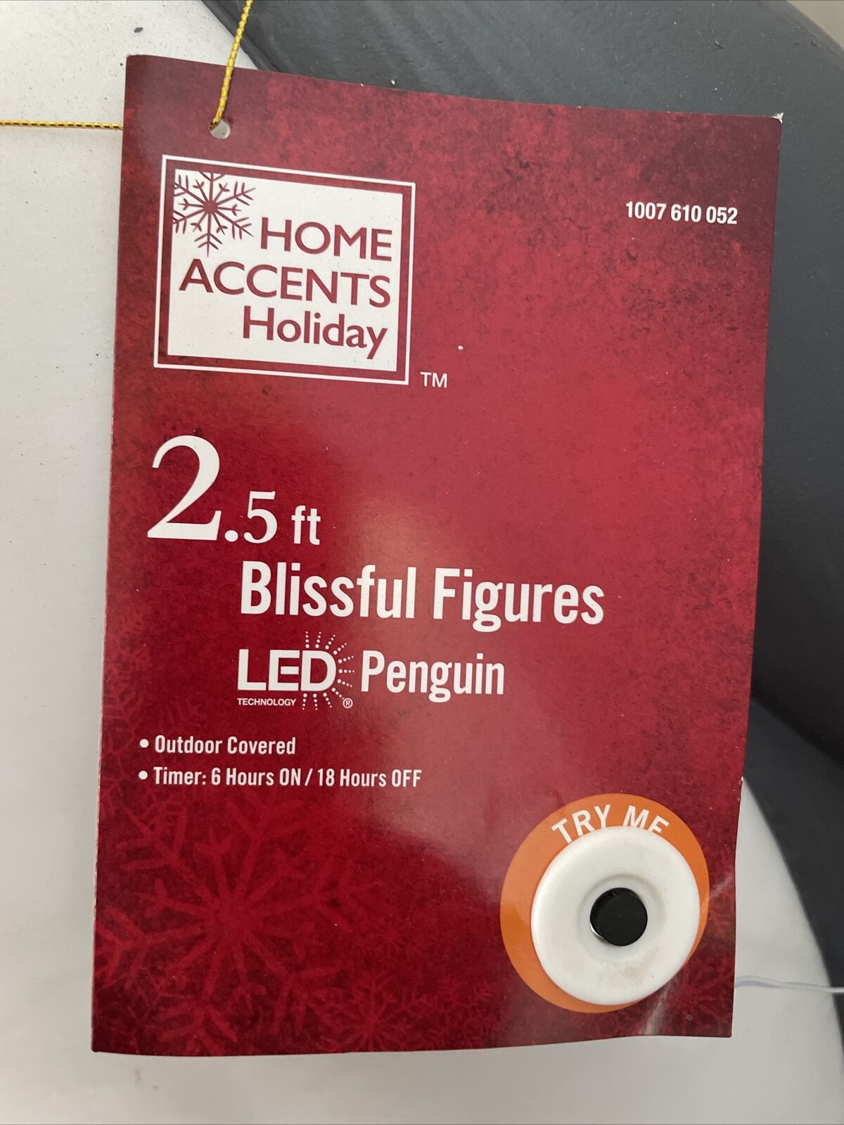 Home Depot Christmas 2022 2.5 ft blissful figures LED Penguin Blow Mold - $115