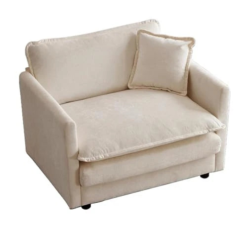 Chenille Oversized Accent Chair - 41.4”W Big Comfy Modular Cloud Chair - $150