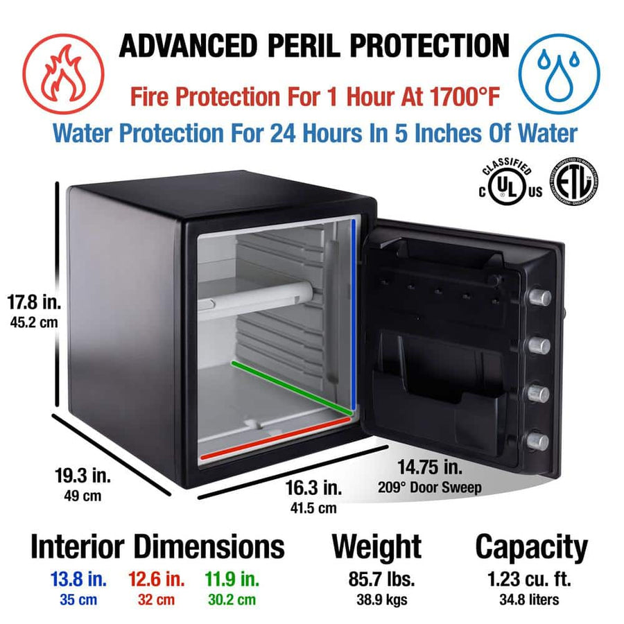 SentrySafe 1.2 cu. ft. Fireproof & Waterproof Safe with Digital Combination Lock - $150