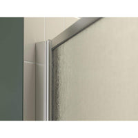 Sterling 25 in. W x 65 in. H Pivot Framed Shower Door in Silver with 1/8" Rain - $150