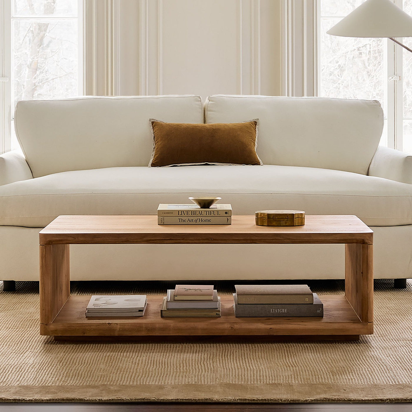 Calla Solid Wood Coffee Table (48") - $460