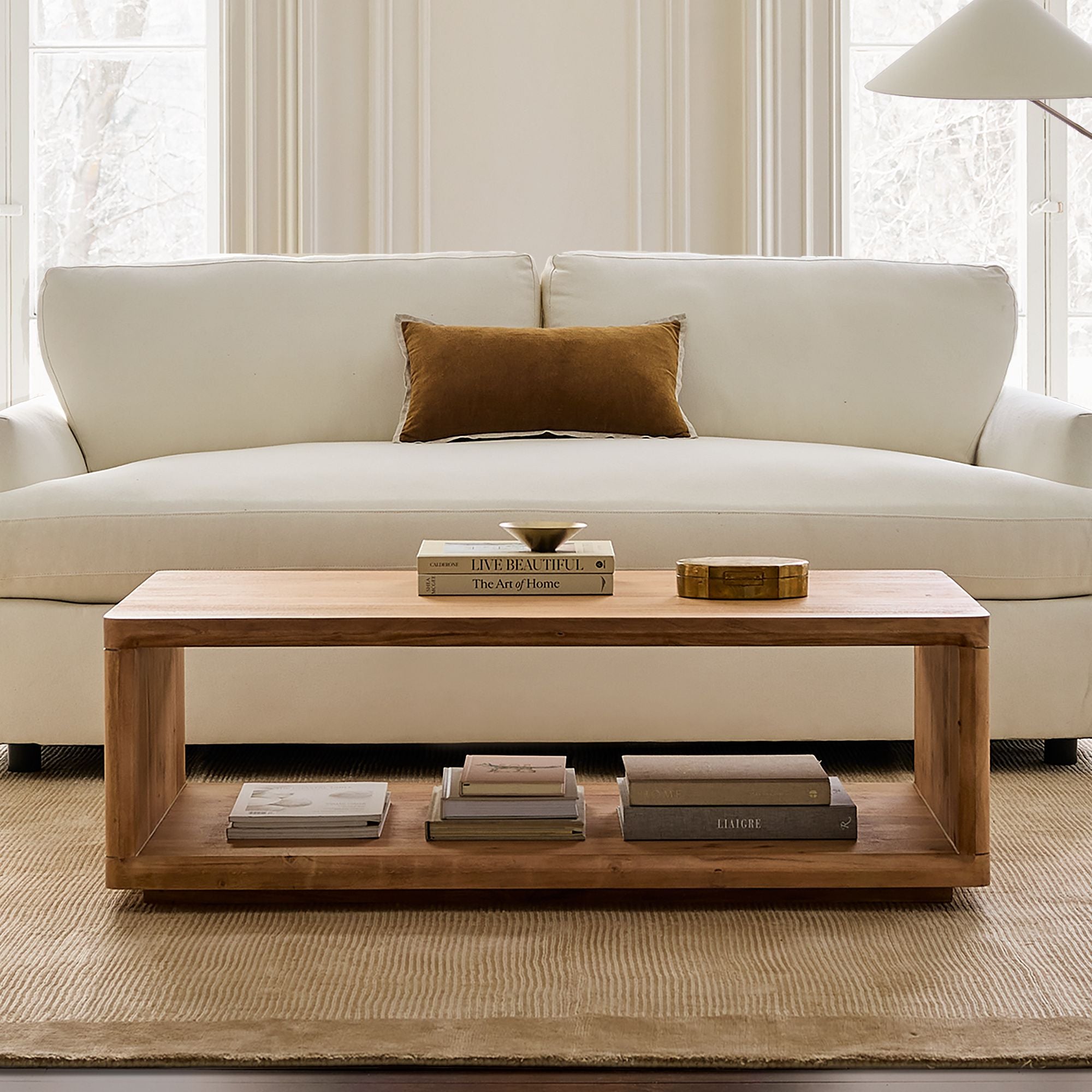 Calla Solid Wood Coffee Table (48") - $460