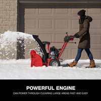 Troy-Bilt Storm 24 in. 208 cc Two- Stage Gas Snow Blower with Electric Start - $600