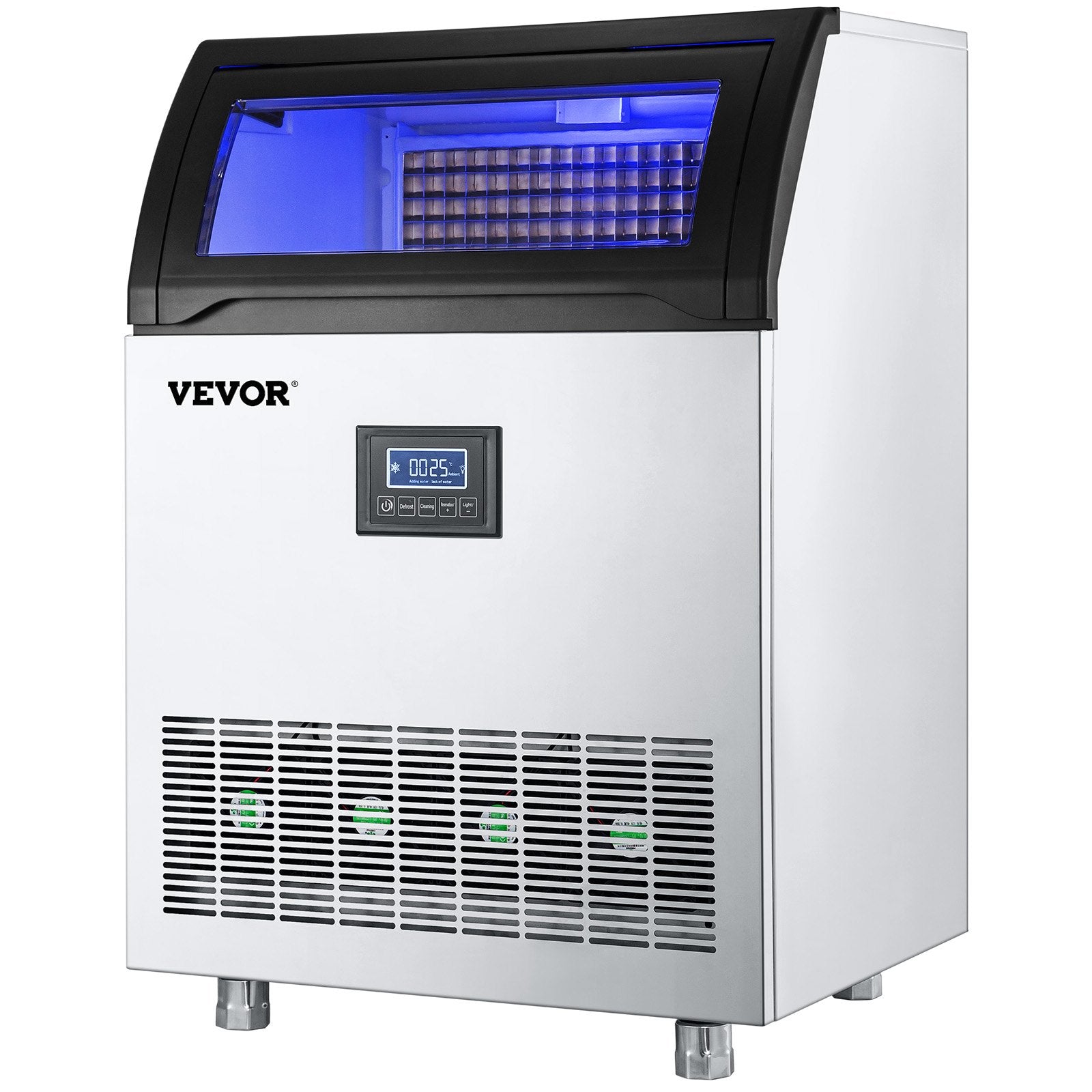 VEVOR 110V Commercial Ice Maker Machine 265LBS/24H, 750W Stainless Steel - $505