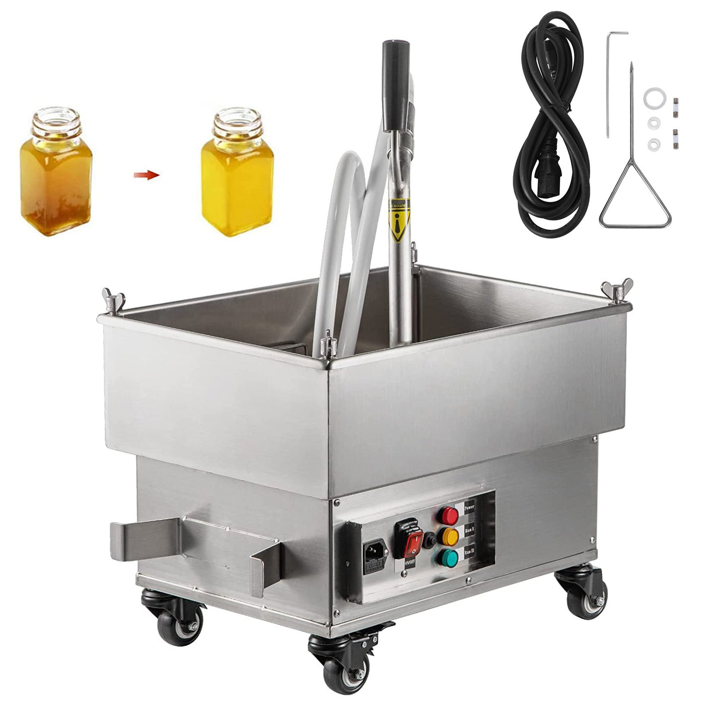 VEVOR Mobile Fryer Filter, 44 LBS/22 L/5.8 Gal Capacity, 110V/60Hz - $615