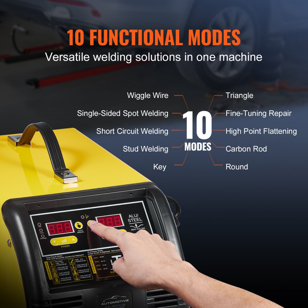 VEVOR Dual Pro Stud Welder Professional 5KW Welder for Steel & Aluminum Panels - $280