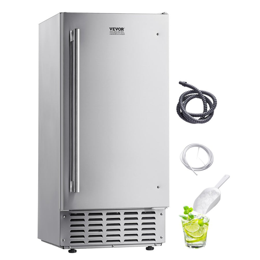 Undercounter Ice Maker 66 Lbs/Day Built-in Ice Maker Machine w/ Reversible Door - $500