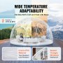 VEVOR 12FT Dome Bubble Tent Outdoor House Camping Shelter w/ Transparent Window - $320