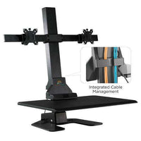 VersaDesk Sunrise Electric Desk Riser -Dual Monitor, SRDC-D - $90