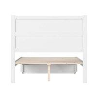 AFI NoHo White Full Solid Wood Storage Platform Bed with Foot Drawer - $210