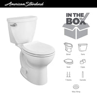 Cadet 3 FloWise 10 in Rough Two-Piece 1.28 GPF Toilet with Slow-Close Seat Round - $120