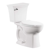 American Standard Rumson 2-Piece 1.28GPF Single Flush Elongated Toilet in White Seat - $85