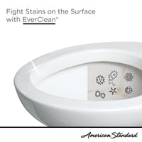 American Standard Rumson 2-Piece 1.28GPF Single Flush Elongated Toilet in White Seat - $85