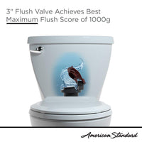 American Standard Rumson 2-Piece 1.28GPF Single Flush Elongated Toilet in White Seat - $85