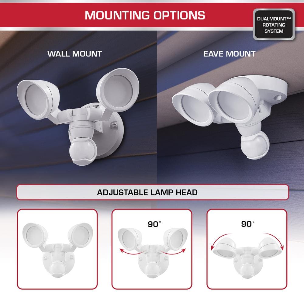 Defiant MaxDetect Motion Activated Wired Outdoor LED Security