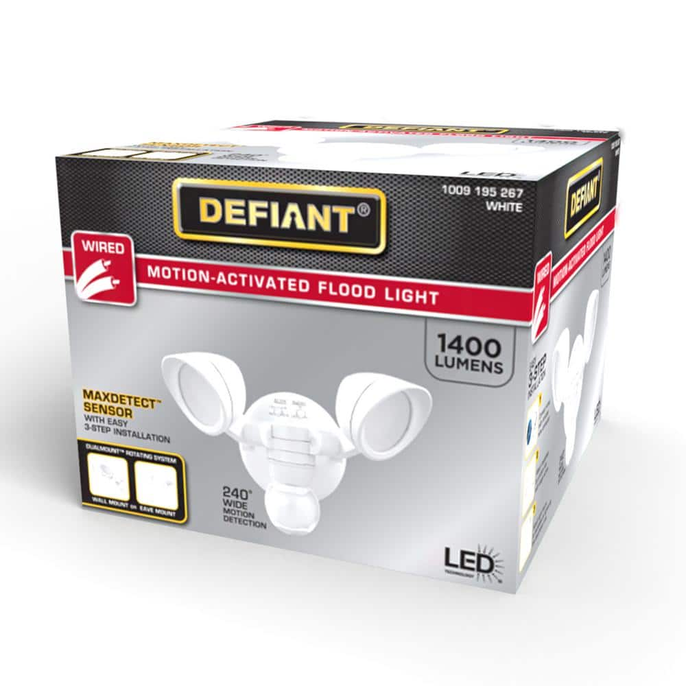 Defiant MaxDetect Motion Activated Wired Outdoor LED Security