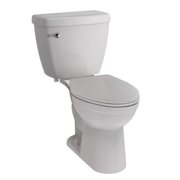 Delta Foundations 2-Piece 1.28 GPF Single Flush Elongated Toilet in White - $100