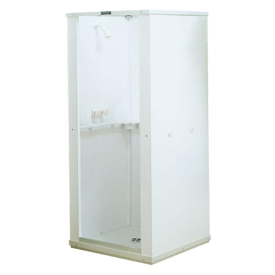 Durastall 32 in. x 32 in. x 75 in. Shower Stall with Standard Base in White - $215