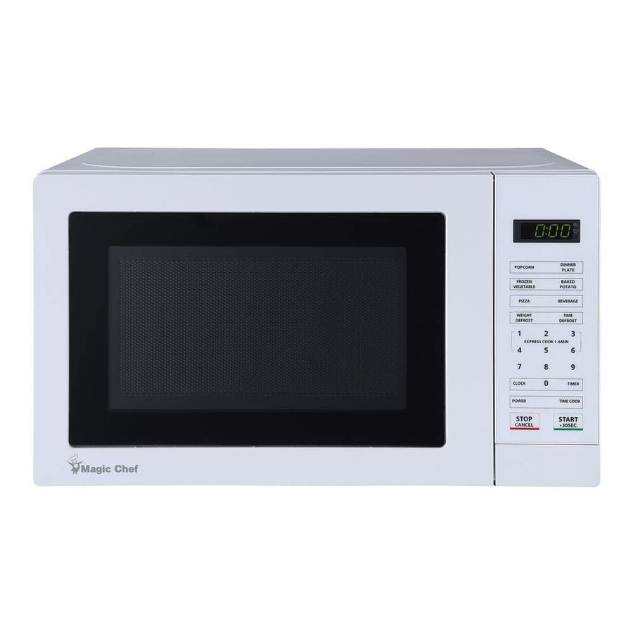 Magic Chef 0.7 cu. ft. 700-Watt Countertop Microwave in White - $30