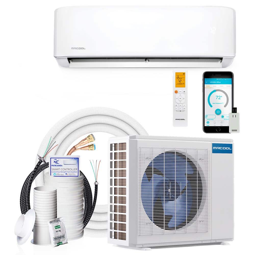 MRCOOL DIY 18,000 BTU 1.5-Ton 1-Zone 22 SEER Ductless Mini-Split AC and Heat Pump - $1235
