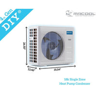 MRCOOL DIY 18,000 BTU 1.5-Ton 1-Zone 22 SEER Ductless Mini-Split AC and Heat Pump - $1235