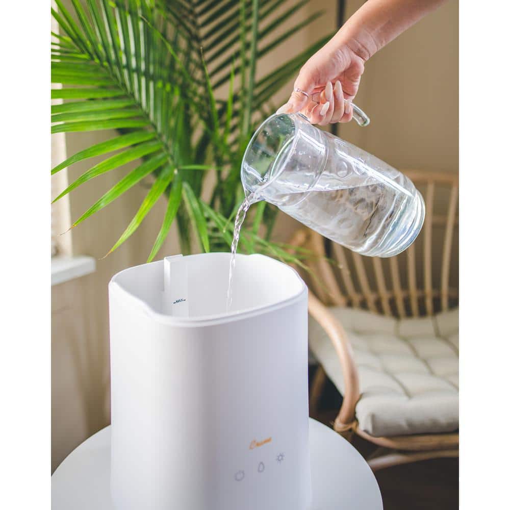 Crane 1.2 Gal. Cool Mist Top Fill Humidifier & Aroma Diffuser - $35