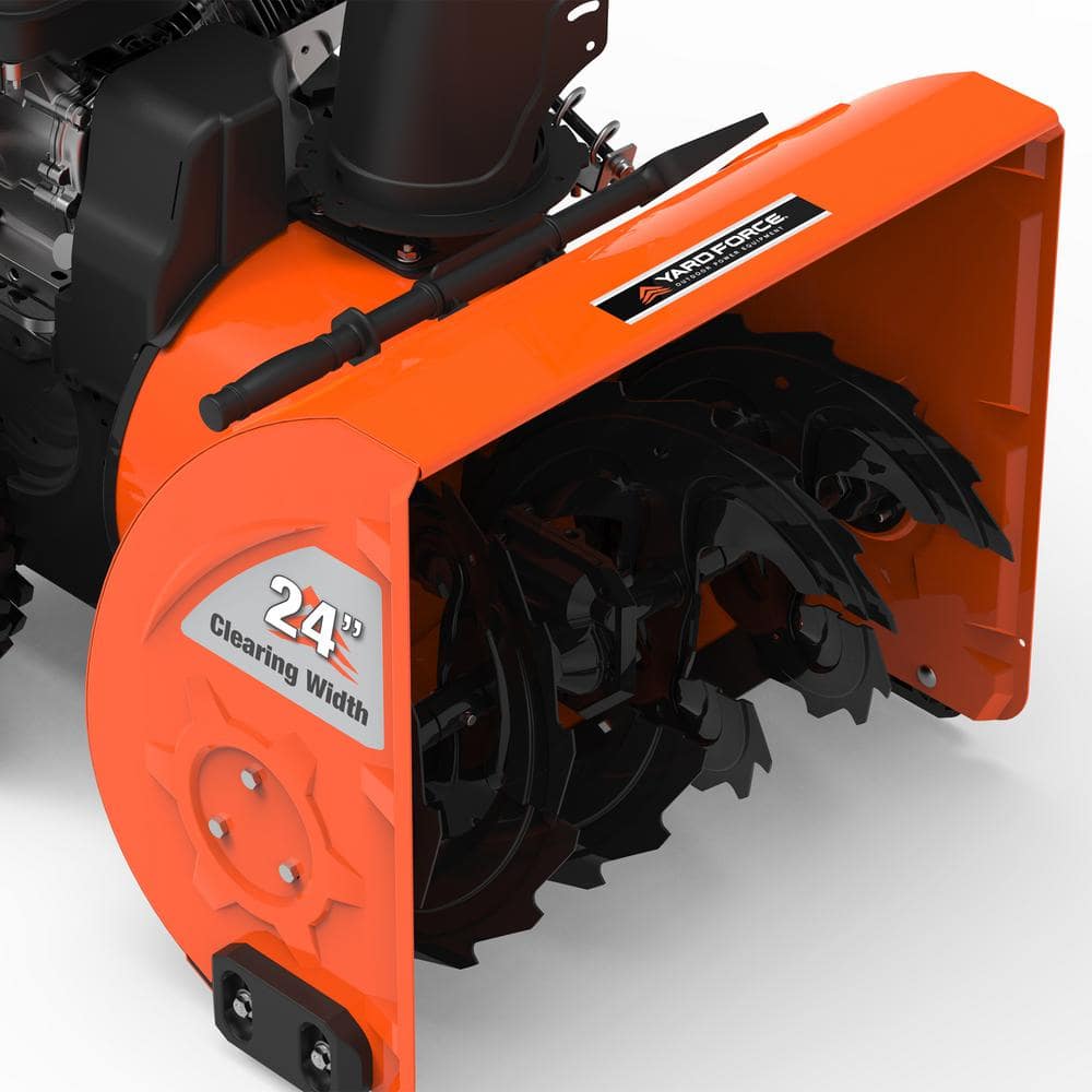 YARD FORCE 24 in. Dual-Stage Gas Snow Blower with Electric Start - $615