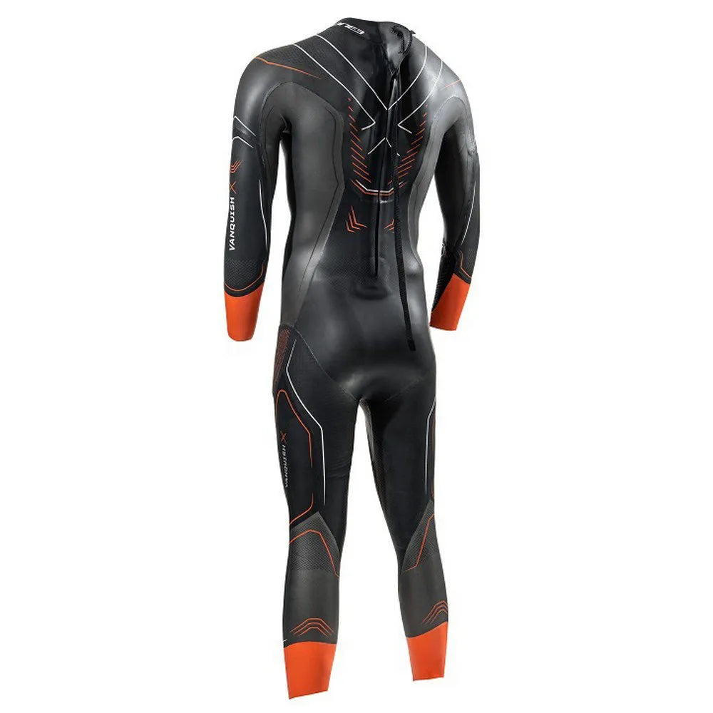 ZONE3 Vanquish-X Neoprene Wetsuit, M/L, Black/Orange - $325
