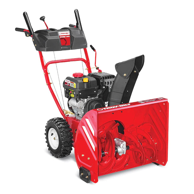 Troy-Bilt Storm 24 in. 208 cc Two- Stage Gas Snow Blower Electric Start Self Propelled - $750