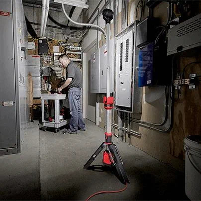 M12 12-Volt Lithium-Ion Cordless 1400 Lumen ROCKET LED Stand Work Light (Tool-Only) - $115