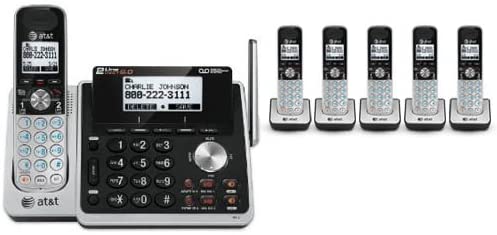 AT&T TL88102 + (5) TL88002 6 Handset Cordless Phone (2 Line) DECT 6.0-$160