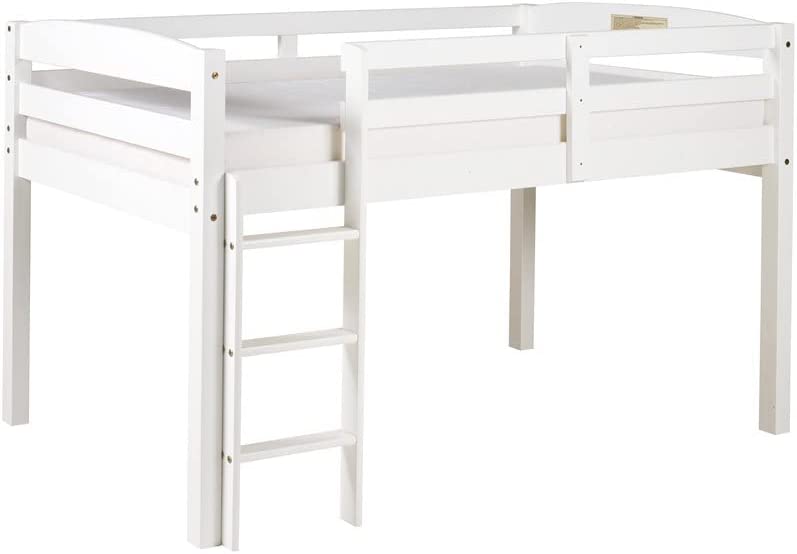 Concord Junior Loft Bed, Twin, White - $120