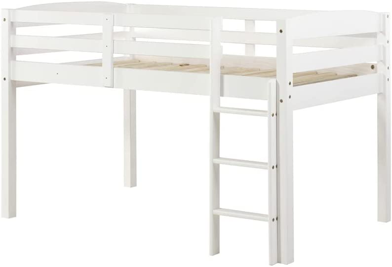 Concord Junior Loft Bed, Twin, White - $120