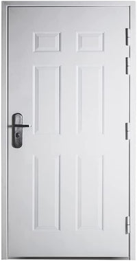 Steel Security Door with Frame 6 Panel 36" Door Slab - $480