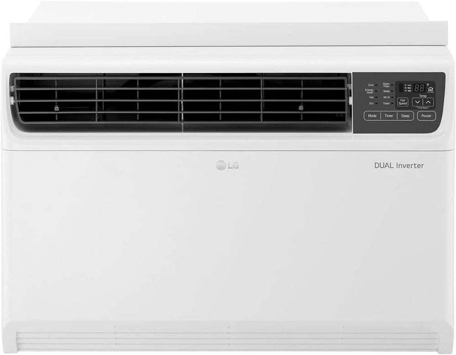 LG 18,000 BTU 230V Dual Inverter Window Air Conditioner w/ Wi-Fi Control, 18000, White - $344