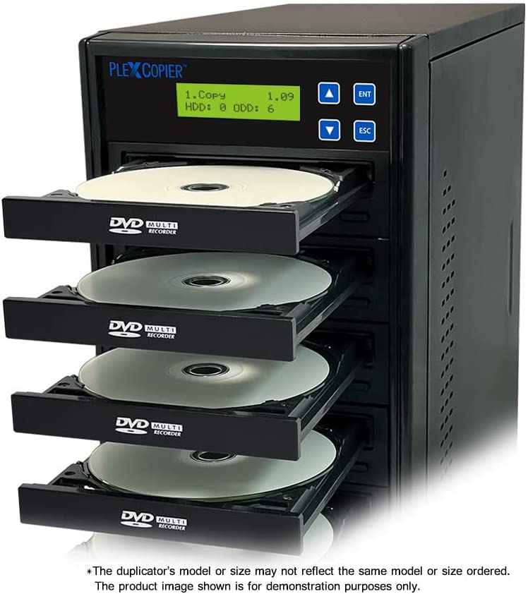 PlexCopier 24X SATA 1 to 5 CD DVD M-Disc Supported Duplicator